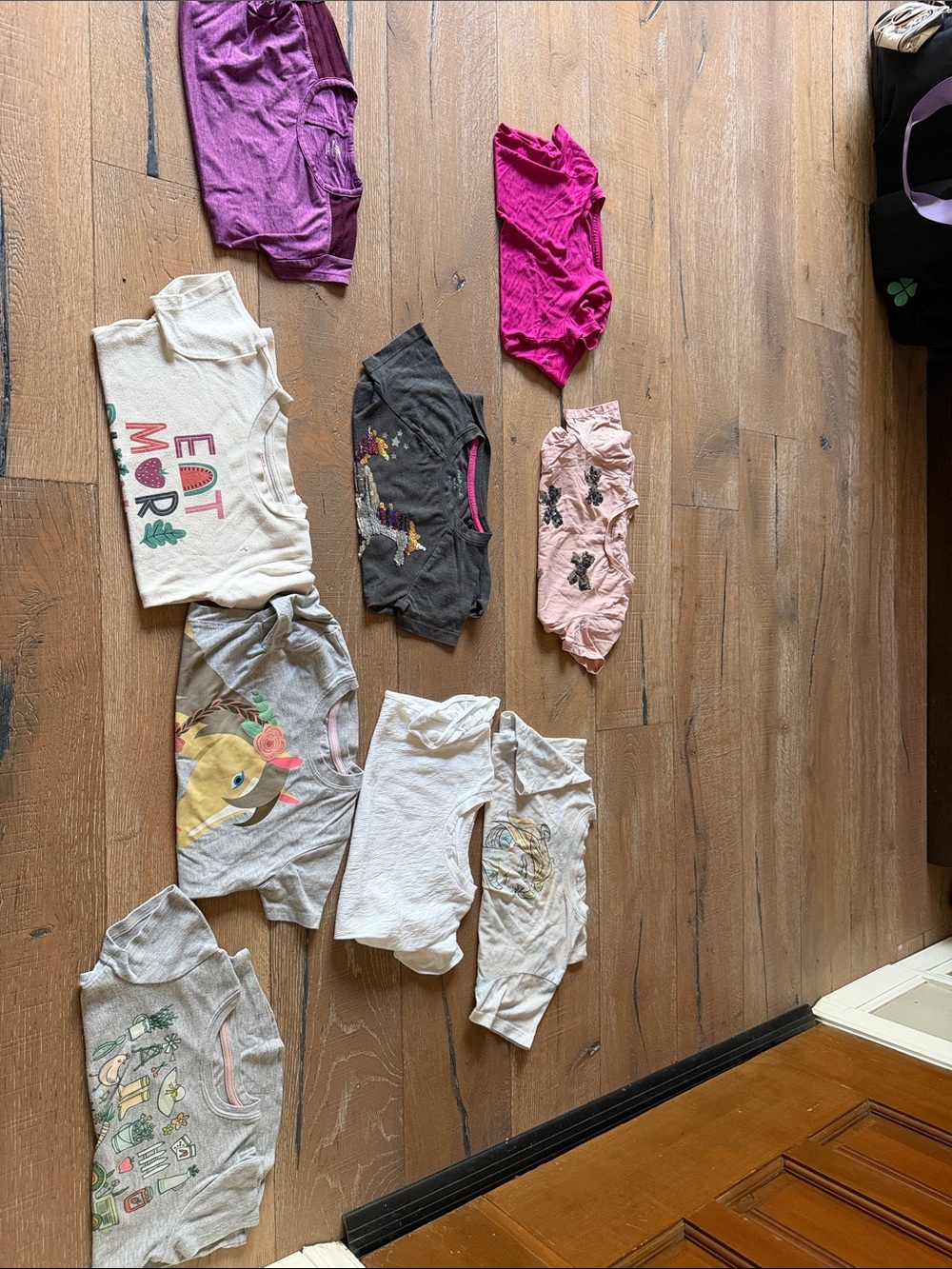 John Deere Kids Tops Assorted Colors - Gray, Pink, Purple, White, Cream